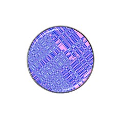 Root Humanity Barcode Purple Pink And Galuboi Hat Clip Ball Marker by WetdryvacsLair