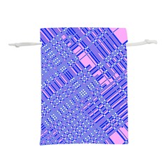 Root Humanity Barcode Purple Pink And Galuboi Lightweight Drawstring Pouch (l) by WetdryvacsLair