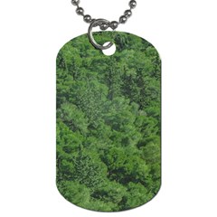 Leafy Forest Landscape Photo Dog Tag (two Sides) by dflcprintsclothing