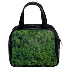Leafy Forest Landscape Photo Classic Handbag (two Sides) by dflcprintsclothing