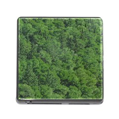 Leafy Forest Landscape Photo Memory Card Reader (square 5 Slot)