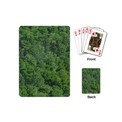 Leafy Forest Landscape Photo Playing Cards Single Design (mini) by dflcprintsclothing