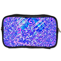 Root Humanity Bar And Qr Code Combo In Purple And Blue Toiletries Bag (one Side) by WetdryvacsLair