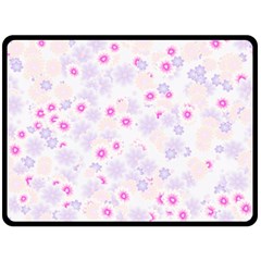 Flower Bomb 5 Double Sided Fleece Blanket (large) 