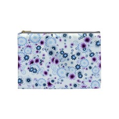 Flower Bomb 4 Cosmetic Bag (medium) by PatternFactory