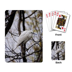 White Egret Playing Cards Single Design (rectangle) by SomethingForEveryone
