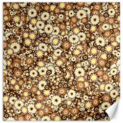 Flower Bomb 3b Canvas 12  X 12  by PatternFactory