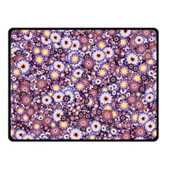 Flower Bomb 3 Double Sided Fleece Blanket (small) 