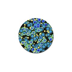 Flower Bomb  9 Golf Ball Marker by PatternFactory