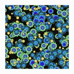 Flower Bomb  9 Medium Glasses Cloth (2 Sides) by PatternFactory