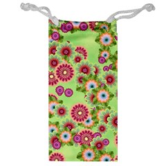 Flower Bomb 6 Jewelry Bag by PatternFactory