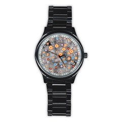 Flower Bomb 12 Stainless Steel Round Watch by PatternFactory