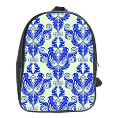 Great Vintage Pattern D School Bag (large) by PatternFactory