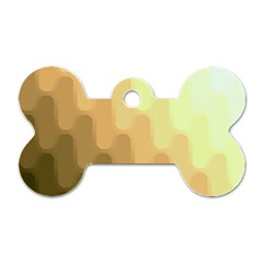 Wonderful Gradient Shades 6 Dog Tag Bone (one Side) by PatternFactory