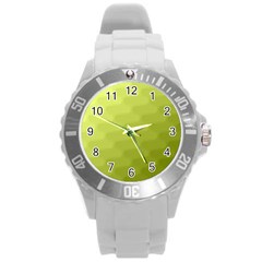 Wonderful Gradient Shades 1 Round Plastic Sport Watch (l)