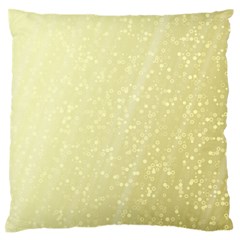 Jubilee Soft Golden Large Flano Cushion Case (two Sides) by PatternFactory