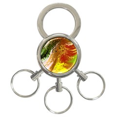 Fraction Space 3 3-ring Key Chain by PatternFactory
