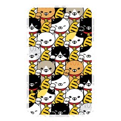 Cat-seamless-pattern-lucky-cat-japan-maneki-neko-vector-kitten-calico-pet-scarf-isolated-repeat-back Memory Card Reader (rectangular) by elchino