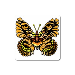 Bigcat Butterfly Square Magnet by IIPhotographyAndDesigns