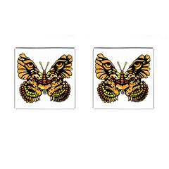 Bigcat Butterfly Cufflinks (square) by IIPhotographyAndDesigns