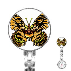 Bigcat Butterfly Stainless Steel Nurses Watch by IIPhotographyAndDesigns
