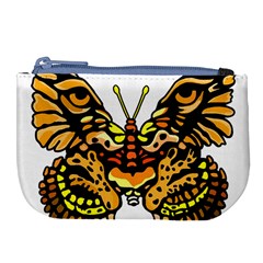 Bigcat Butterfly Large Coin Purse by IIPhotographyAndDesigns