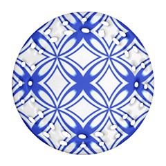 Pattern 6-21-4c Round Filigree Ornament (two Sides)