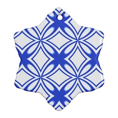 Pattern 6-21-4c Snowflake Ornament (two Sides) by PatternFactory