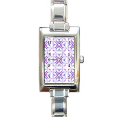 Pattern 6-21-5a Rectangle Italian Charm Watch by PatternFactory