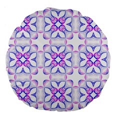 Pattern 6-21-5a Large 18  Premium Flano Round Cushions by PatternFactory