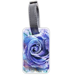 Watercolor-rose-flower-romantic Luggage Tag (two Sides)