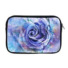 Watercolor-rose-flower-romantic Apple Macbook Pro 17  Zipper Case