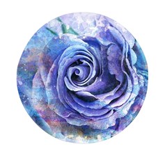 Watercolor-rose-flower-romantic Mini Round Pill Box (pack Of 5)