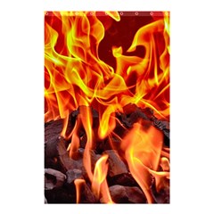 Fire-burn-charcoal-flame-heat-hot Shower Curtain 48  X 72  (small)  by Sapixe