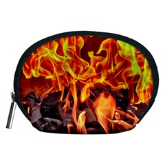 Fire-burn-charcoal-flame-heat-hot Accessory Pouch (medium)