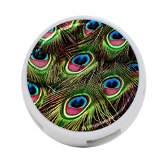 Peacock-feathers-plumage-pattern 4-port Usb Hub (two Sides) by Sapixe