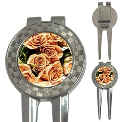 Roses-flowers-bouquet-rose-bloom 3-in-1 Golf Divots by Sapixe