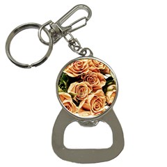 Roses-flowers-bouquet-rose-bloom Bottle Opener Key Chain by Sapixe