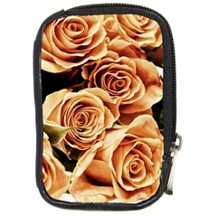 Roses-flowers-bouquet-rose-bloom Compact Camera Leather Case