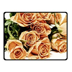 Roses-flowers-bouquet-rose-bloom Double Sided Fleece Blanket (small)  by Sapixe