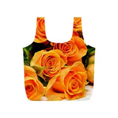 Roses-flowers-orange-roses Full Print Recycle Bag (s) by Sapixe