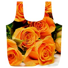 Roses-flowers-orange-roses Full Print Recycle Bag (XL)