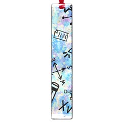 Science-education-doodle-background Large Book Marks by Sapixe