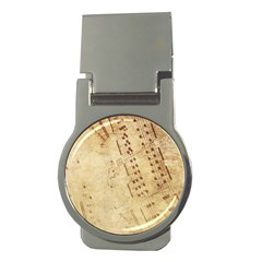 Music-melody-old-fashioned Money Clips (round)  by Sapixe