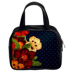 Flowers-vintage-floral Classic Handbag (two Sides) by Sapixe