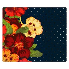 Flowers-vintage-floral Double Sided Flano Blanket (small) 