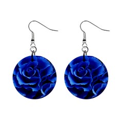 Roses-flowers-plant-romance Mini Button Earrings