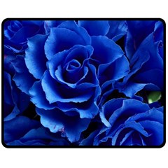 Roses-flowers-plant-romance Fleece Blanket (medium) 