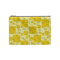 Party-confetti-yellow-squares Cosmetic Bag (medium) by Sapixe