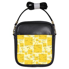 Party-confetti-yellow-squares Girls Sling Bag by Sapixe